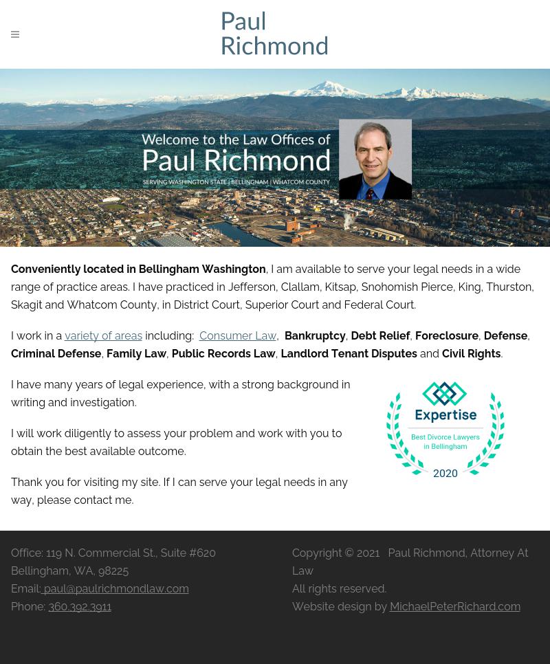 Paul Richmond Law Office - Port Townsend WA Lawyers