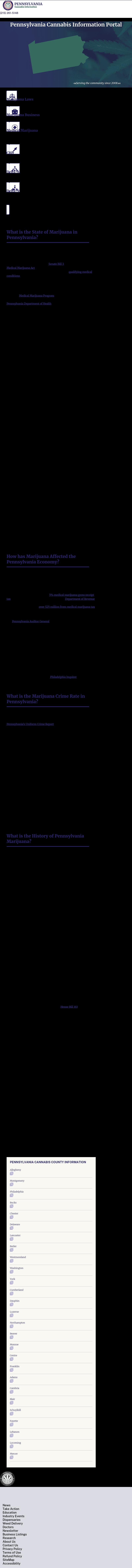 Pennsylvania Cannabis Information Portal - Philadelphia PA Lawyers