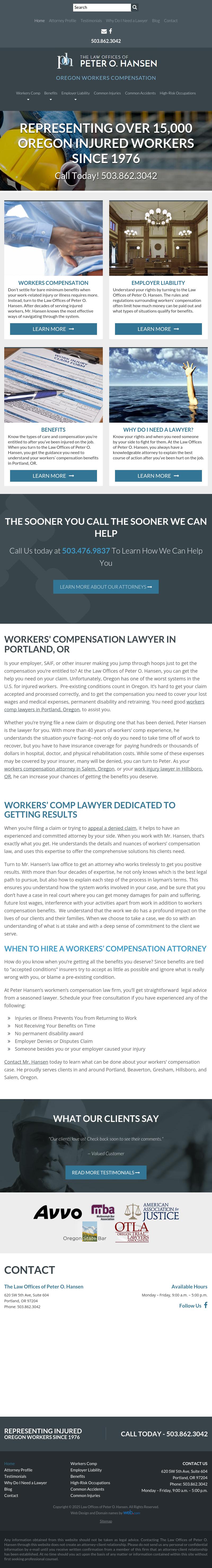 Peter O. Hansen - Portland OR Lawyers