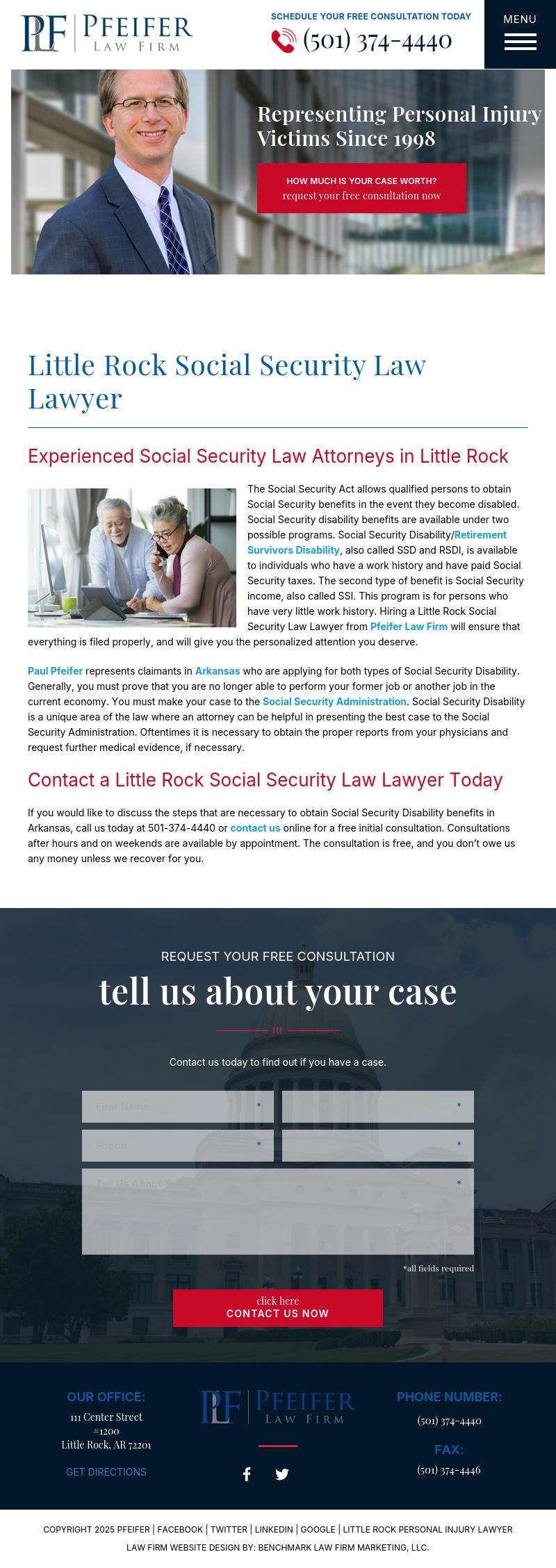 Pfeifer Law Firm - Little Rock AR Lawyers