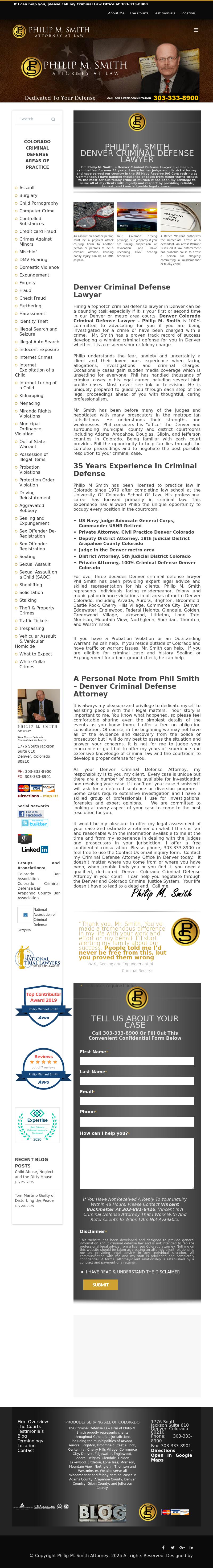 Philip M. Smith Attorney at Law - Denver CO Lawyers