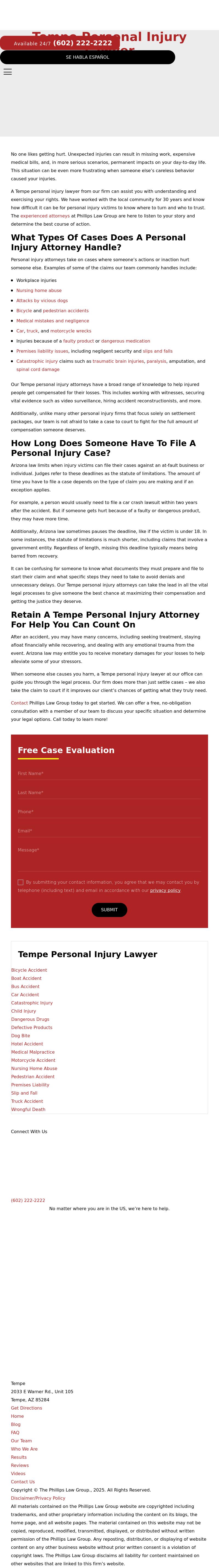 Phillips Law Group - Tempe AZ Lawyers