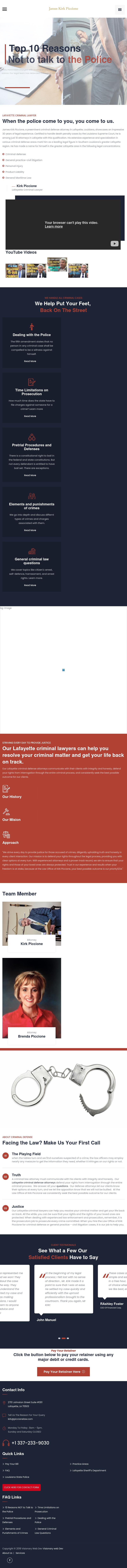 Piccione & Piccione - Lafayette LA Lawyers