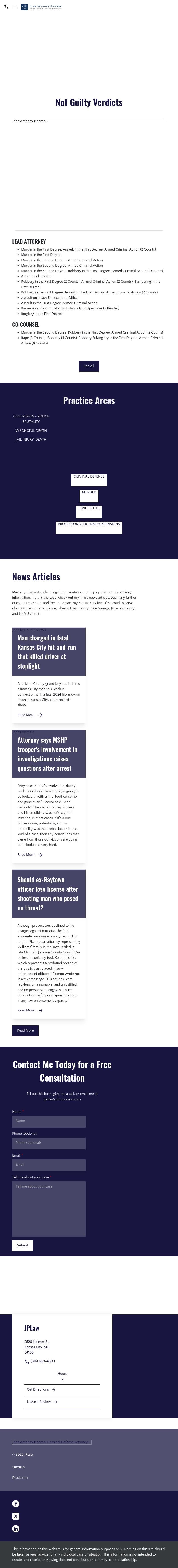 Picerno John Anthony - Kansas City MO Lawyers