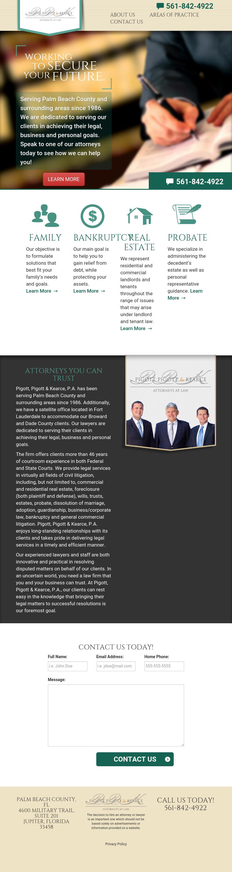 Pigott Pigott & Kearce - North Palm Beach FL Lawyers