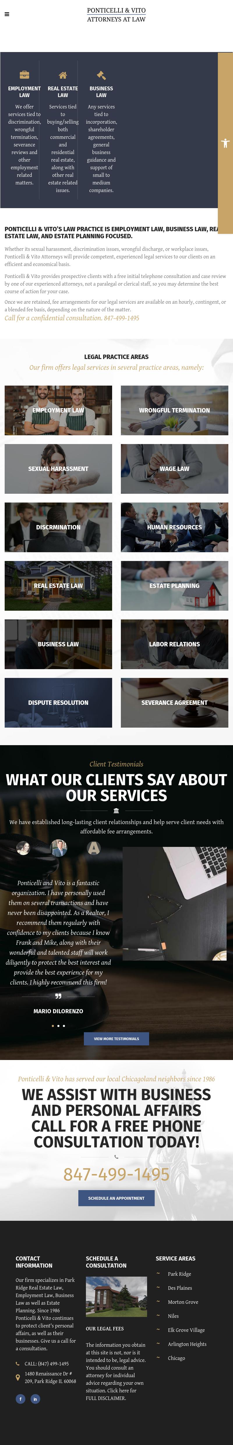 Ponticelli & Vito Attorneys at Law - Park Ridge IL Lawyers