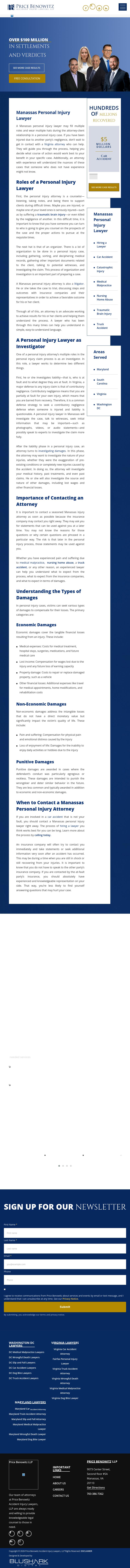 Price Benowitz Accident Injury Lawyers, LLP -  Manassas VA Lawyers