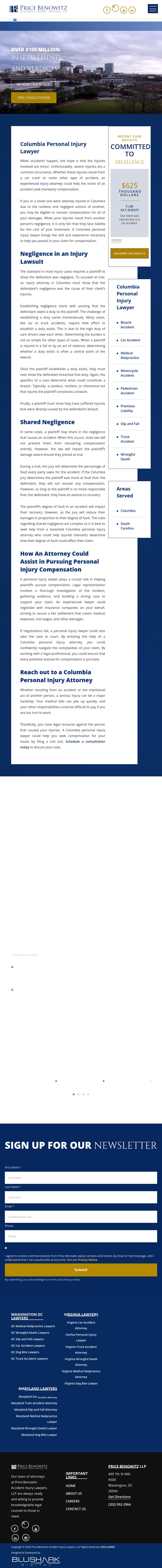 Price Benowitz Accident Injury Lawyers, LLP - Columbia SC Lawyers