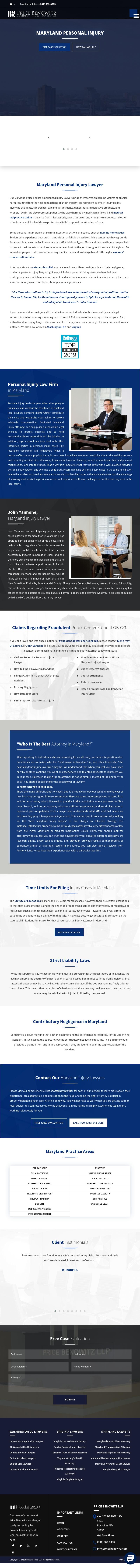 Price Benowitz LLP - Frederick MD Lawyers