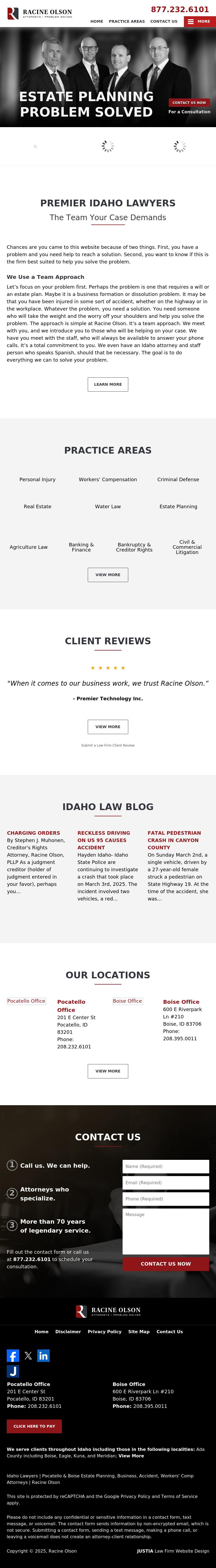 Racine Olson - Boise ID Lawyers