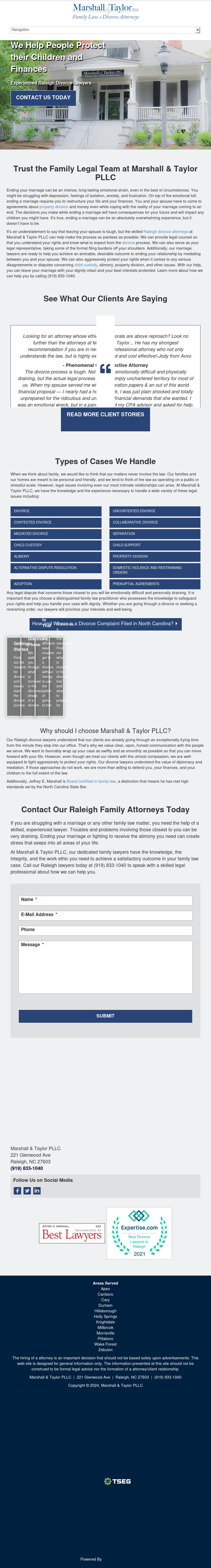 Marshall & Taylor PLLC - Raleigh NC Lawyers