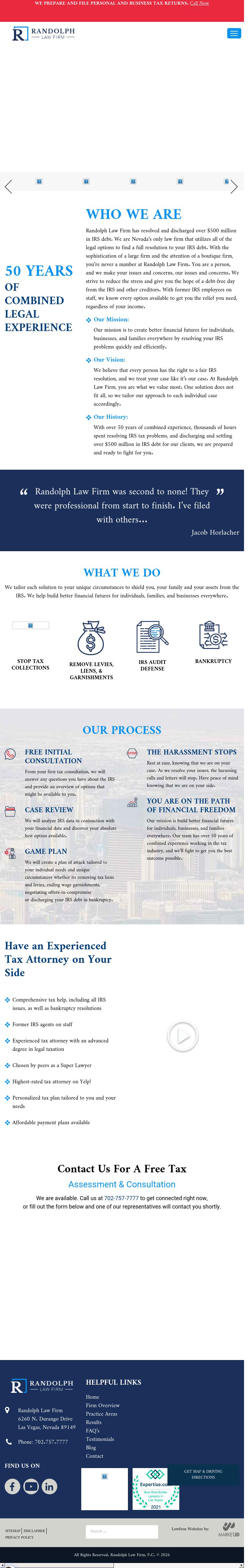 Randolph Law Firm, P.C. - Las Vegas NV Lawyers