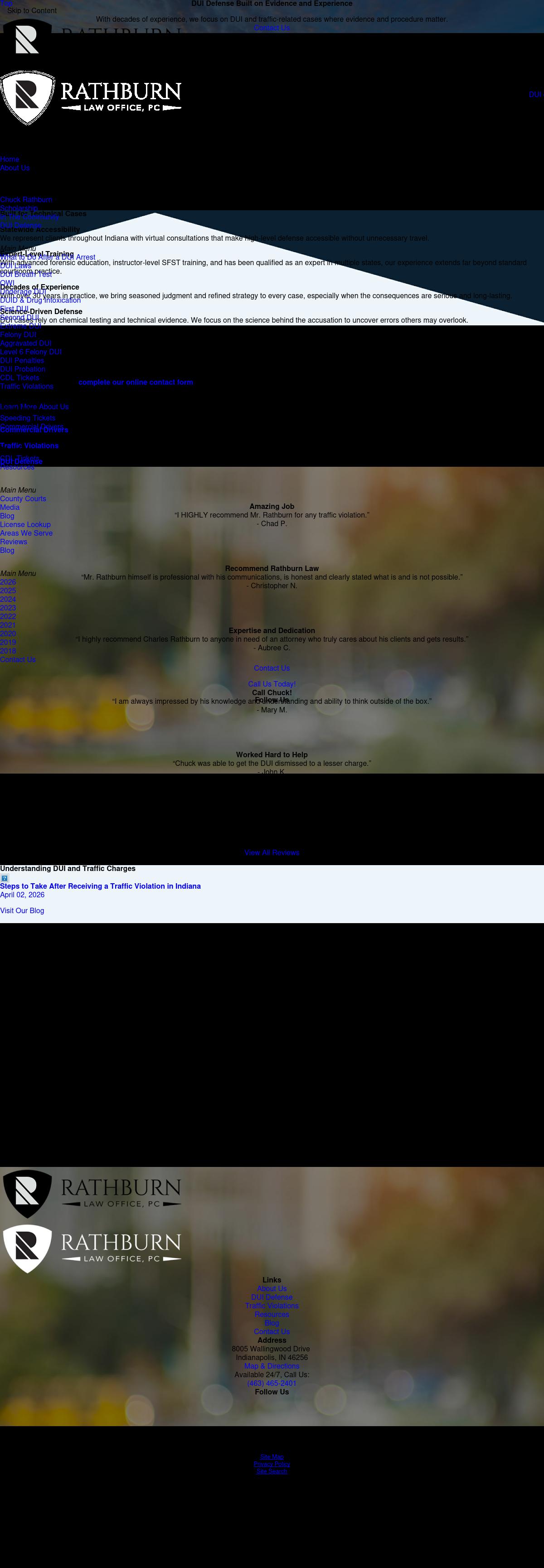 Rathburn Law Office - Indianapolis IN Lawyers