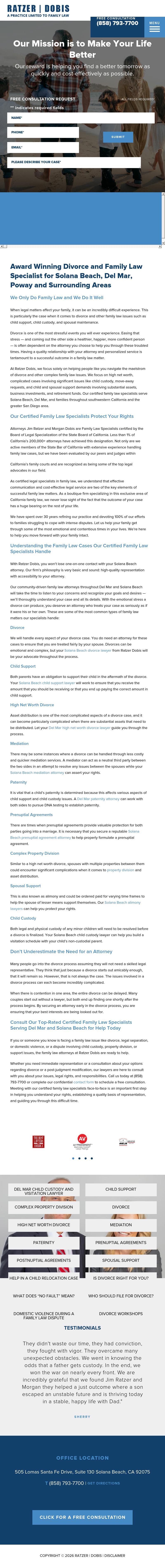 Ratzer|Dobis - Solana Beach CA Lawyers