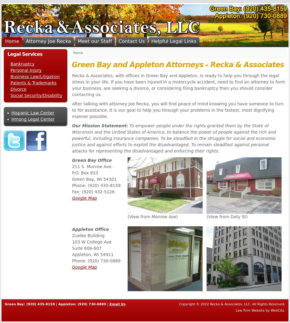 Recka & Associates - Green Bay WI Lawyers