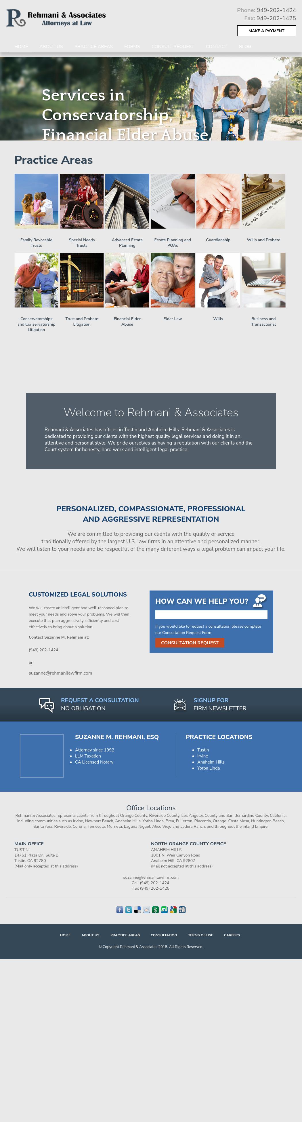 Rehmani & Associates - Tustin CA Lawyers
