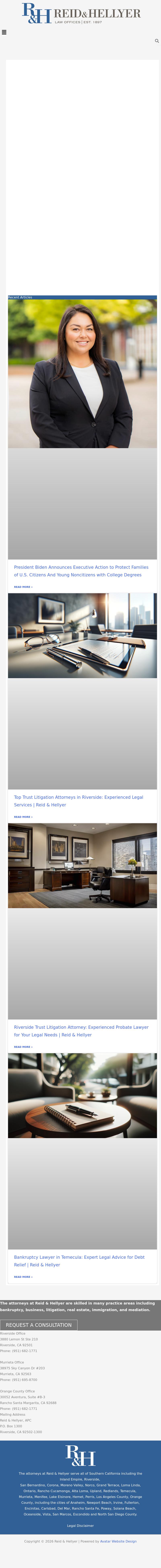 Reid & Hellyer - Riverside CA Lawyers