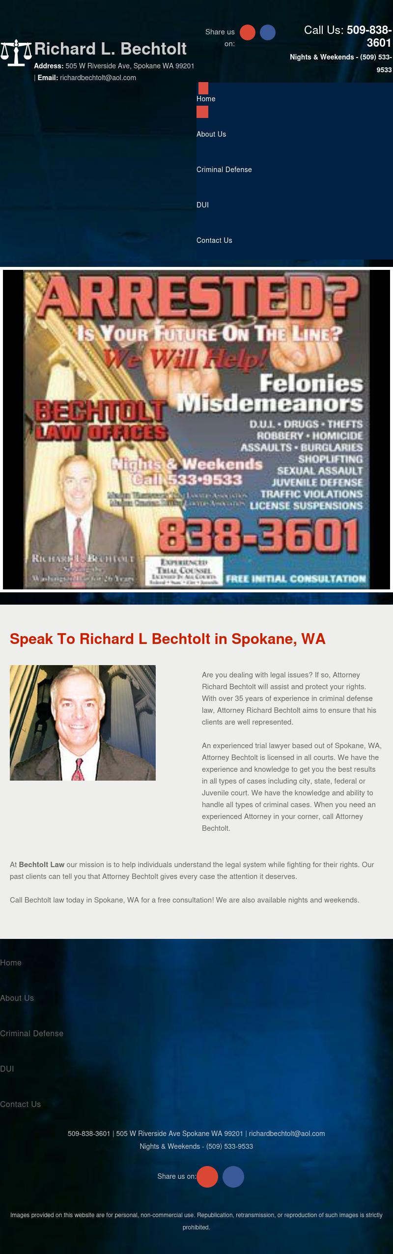 Richard L. Bechtolt - Spokane WA Lawyers