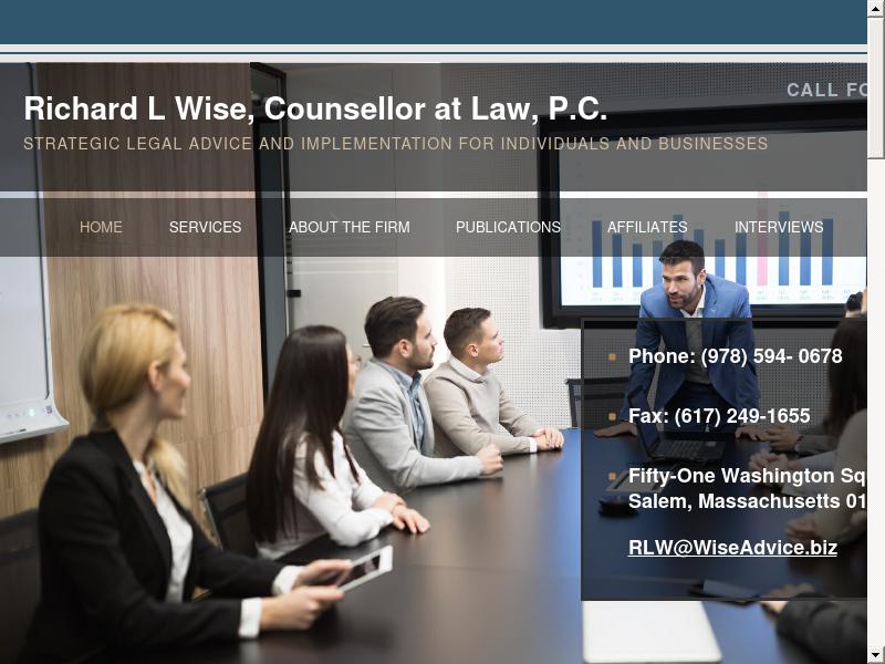 Richard L. Wise - Salem MA Lawyers