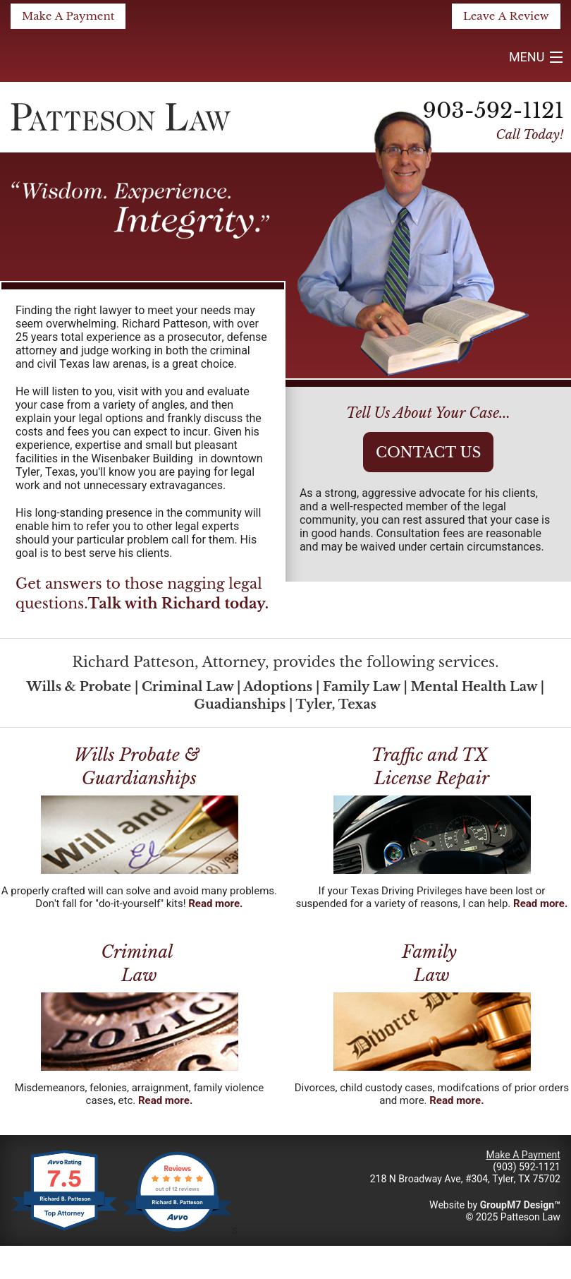 Richard Patteson Attorney At Law - Tyler TX Lawyers