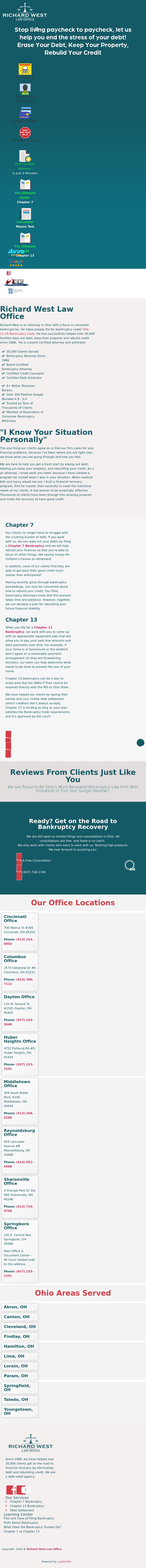 Richard West Law Office - Dayton OH Lawyers