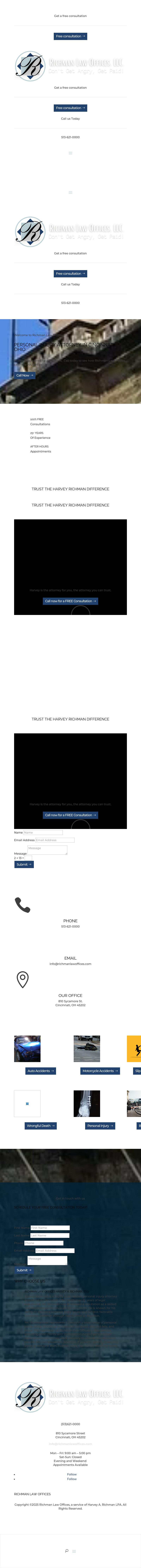 Richman Harvey A - Downtown Cincinnati OH Lawyers