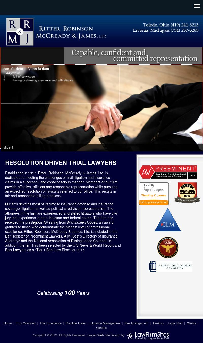 Ritter, Robinson, McCready & James, Ltd. - Livonia MI Lawyers
