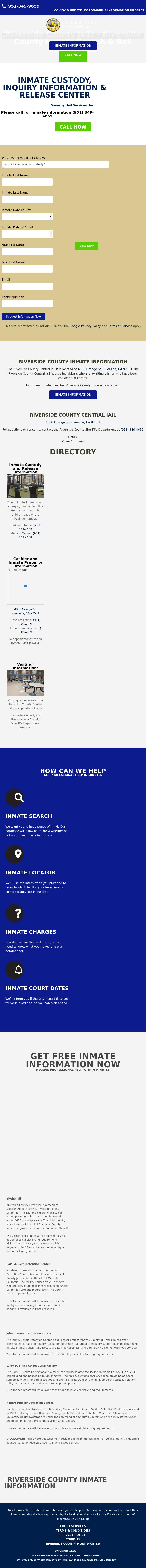 Riverside County Jails - Riverside  CA Lawyers