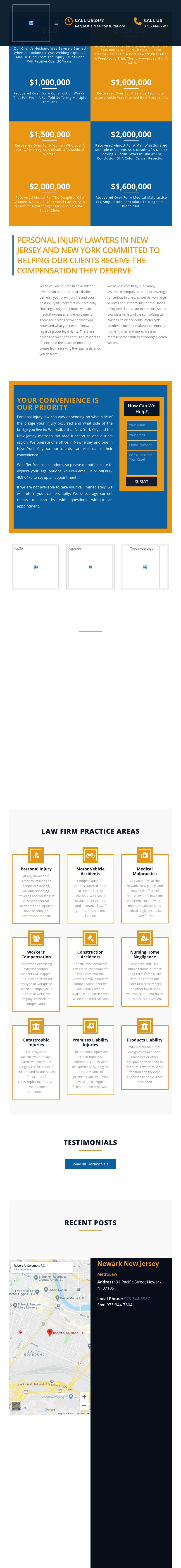 Robert A. Solomon, P.C. of MetroLaw - Newark NJ Lawyers