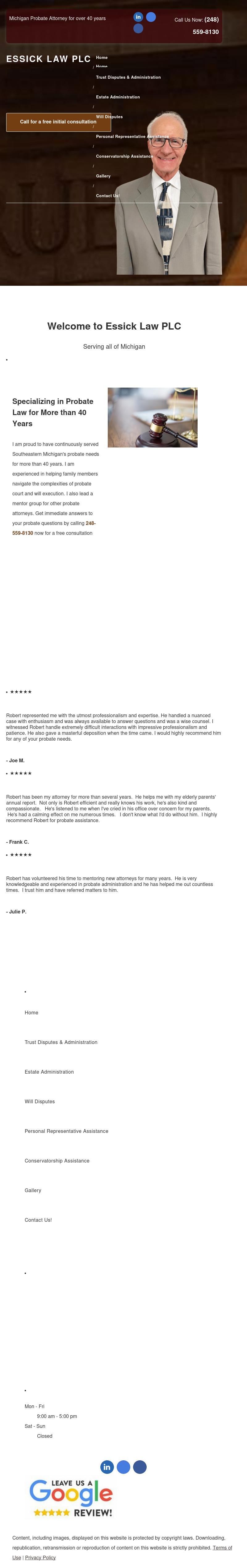 Robert Essick PC - Southfield MI Lawyers