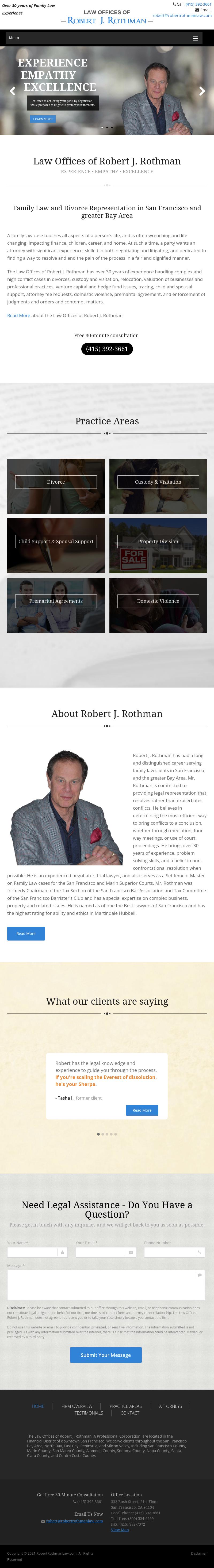 Robert Rothman Law - San Francisco CA Lawyers