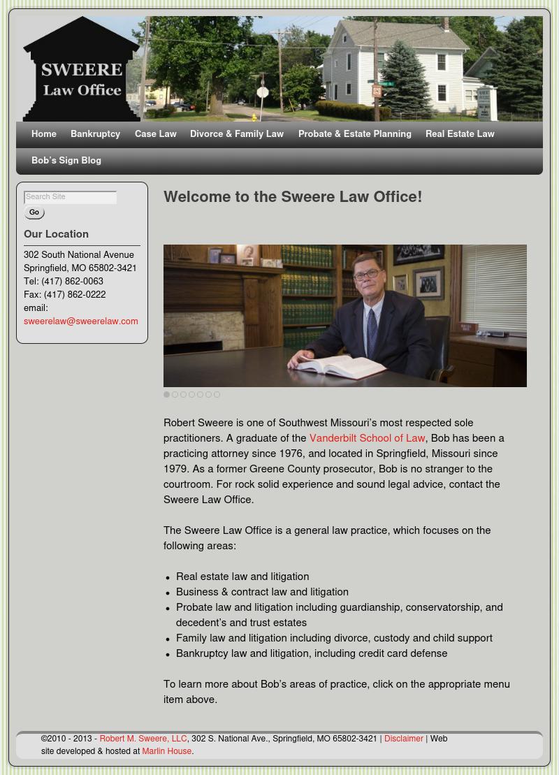 Robert Sweere Attorney at Law - Springfield MO Lawyers