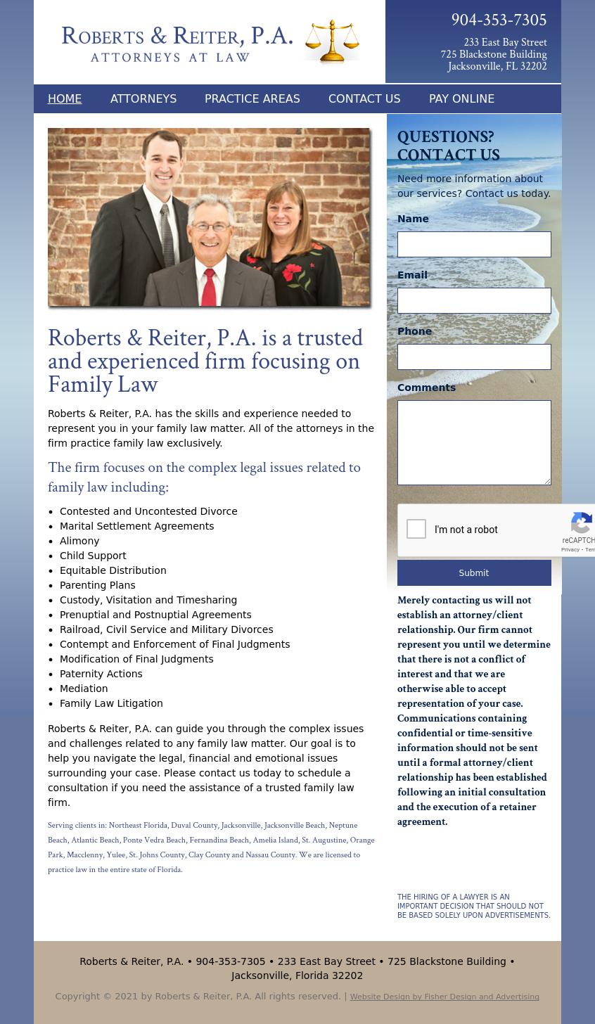 Roberts & Reiter PA - Jacksonville FL Lawyers