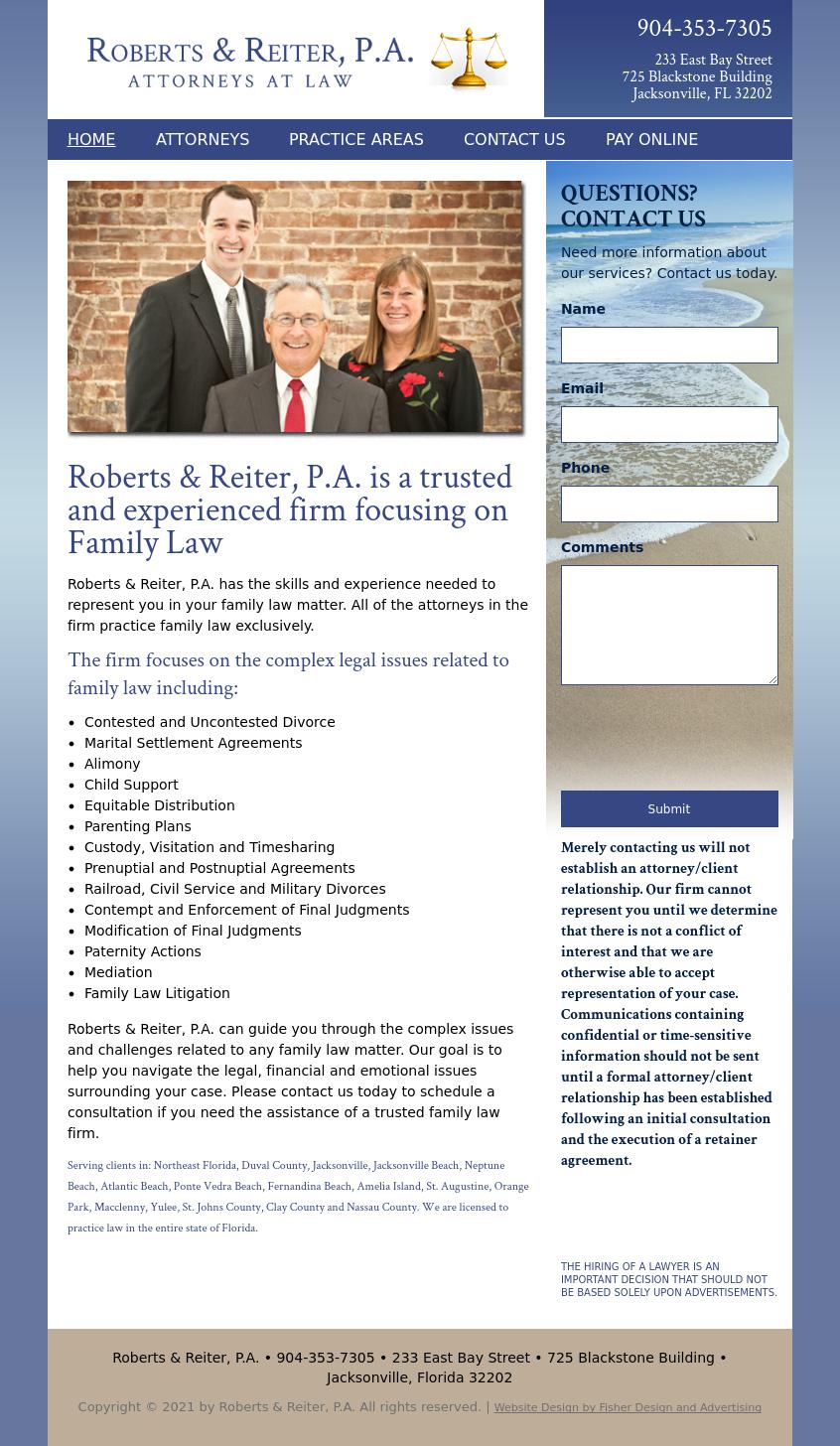 Roberts & Reiter PA - Jacksonville FL Lawyers