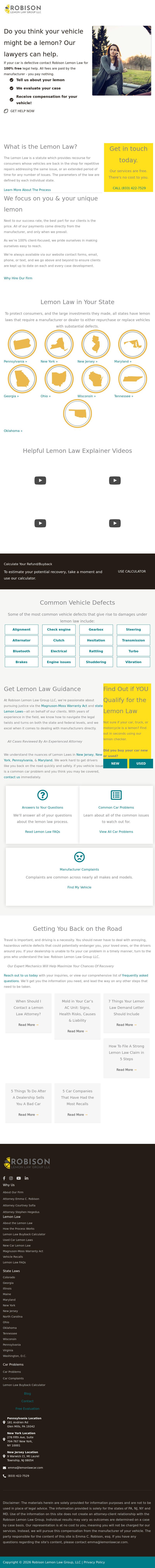 Robison Lemon Law Group LLC - New York NY Lawyers