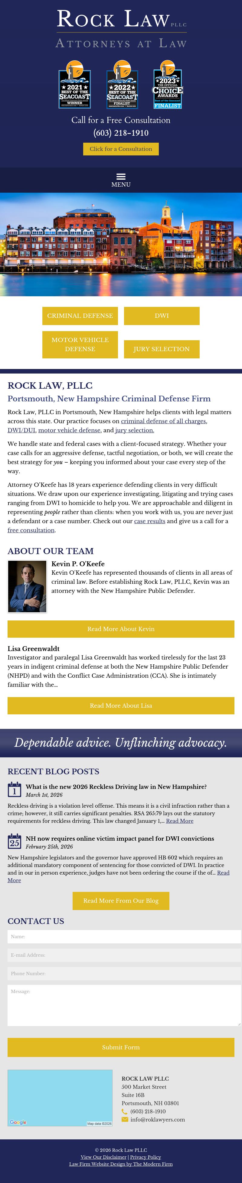 Rock Law PLLC - Portsmouth NH Lawyers