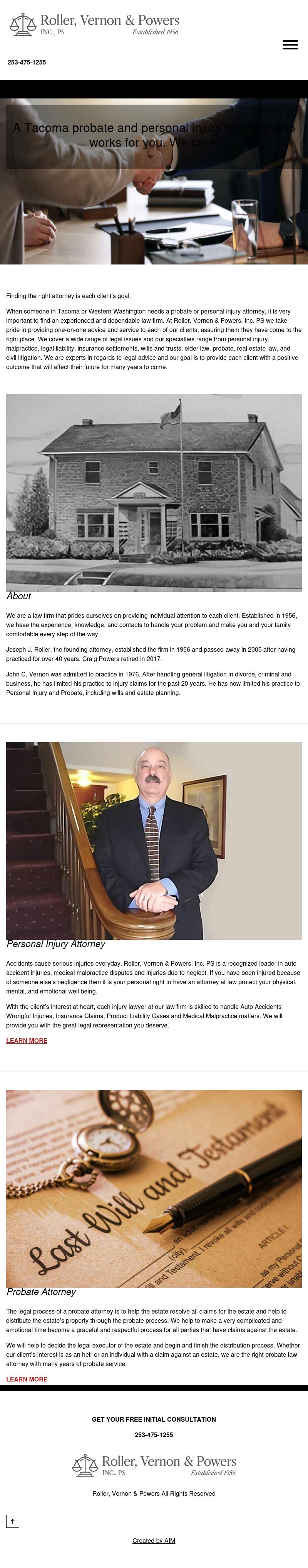 Roller Vernon & Powers Inc PS - Tacoma WA Lawyers