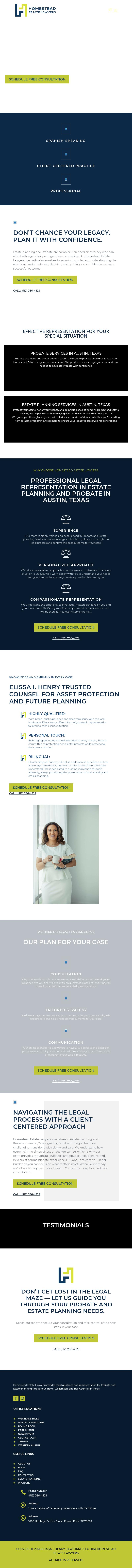 Elisa I. Henry Law Firm, PLLC - Round Rock TX Lawyers