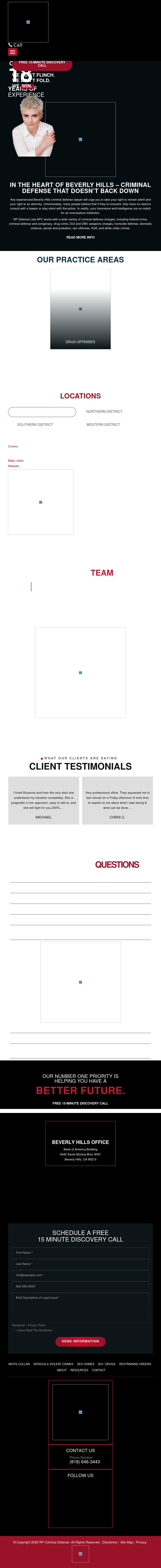 RP Defense Law, APC - Encino CA Lawyers