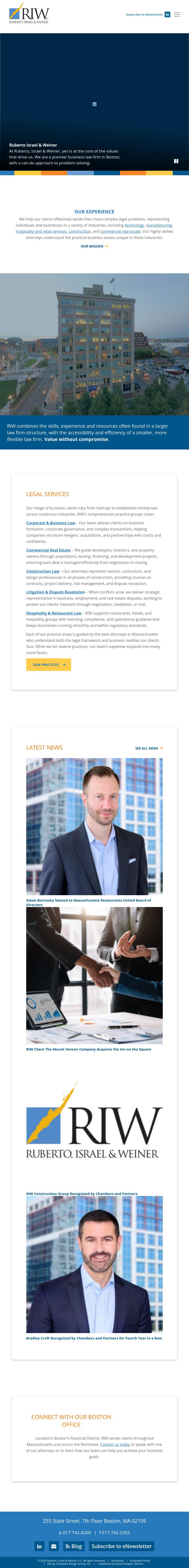 Ruberto, Israel & Weiner, P.C. - Boston MA Lawyers