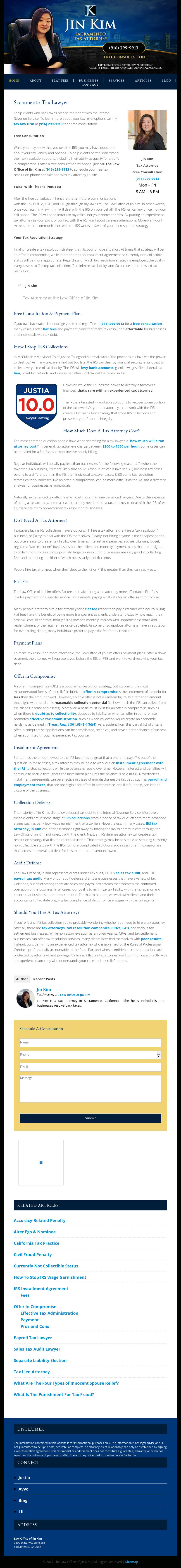 Law Office of Jin Kim - Sacramento CA Lawyers