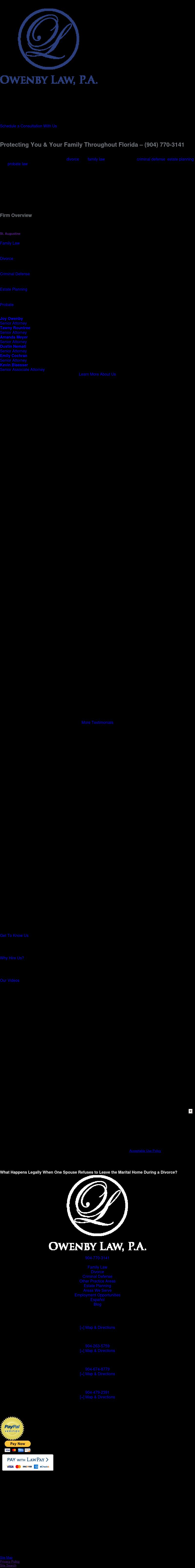 Owenby Law, P.A. - Saint Augustine FL Lawyers