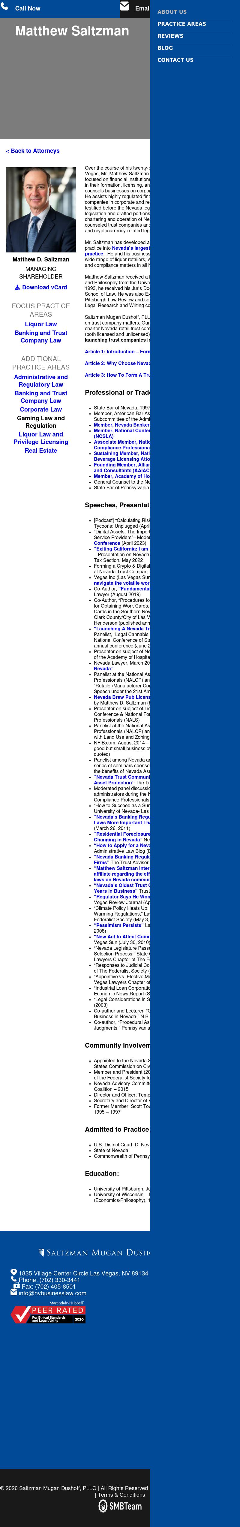 Saltzman Mugan Dushoff, LLC - Las Vegas NV Lawyers