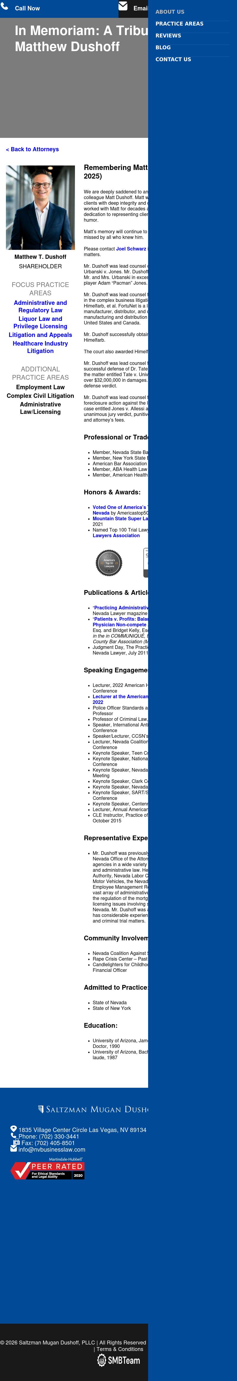 Saltzman Mugan Dushoff, LLC - Las Vegas NV Lawyers