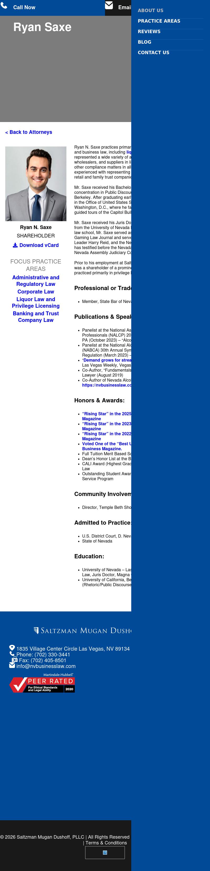 Saltzman Mugan Dushoff, LLC - Las Vegas NV Lawyers