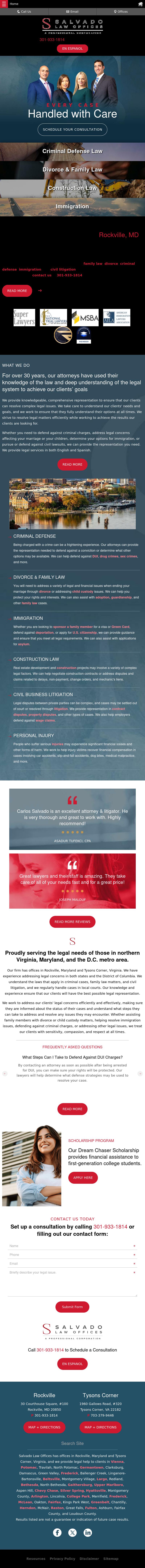 Salvado Law - Rockville MD Lawyers