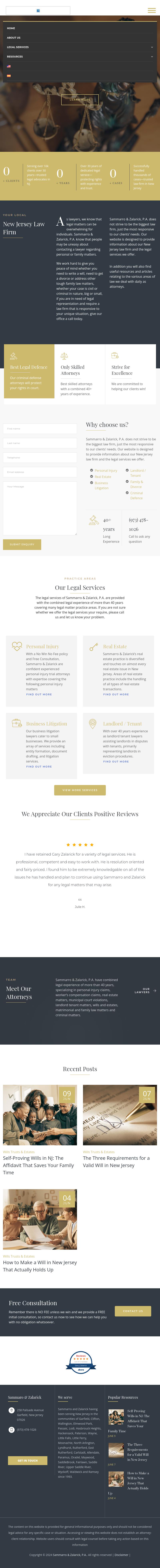 Sammarro & Zalarick, P.A. - Garfield NJ Lawyers