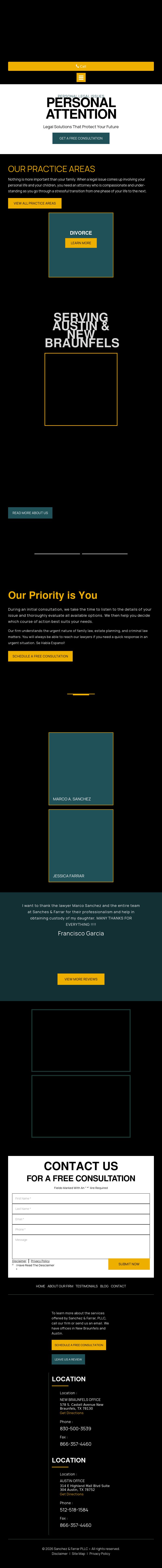 Sanchez & Farrar PLLC Austin - Austin TX Lawyers
