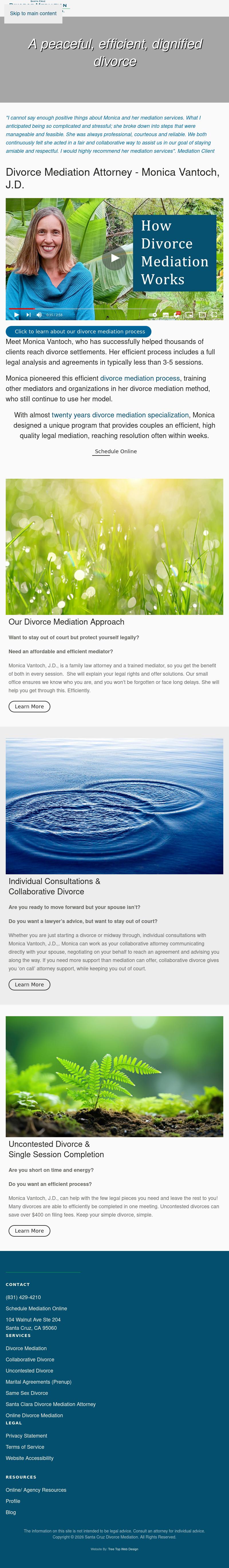 Santa Cruz Divorce Mediation - Santa Cruz CA Lawyers