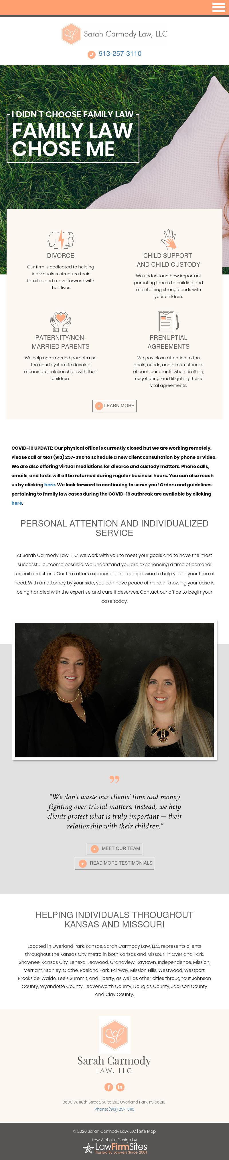 Sarah Carmody Law, LLC - Leawood KS Lawyers